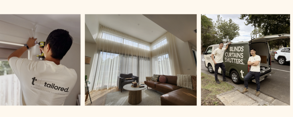 Tailored Blinds website designed by Studio Web Design - specialists in website packages for small businesses