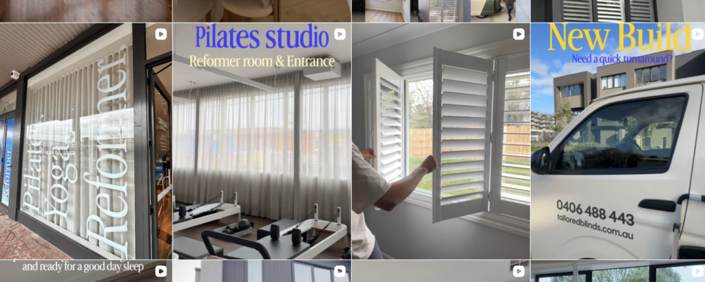 The website design we made for Tailored Blinds helped them to target keywords in their SEO Strategy